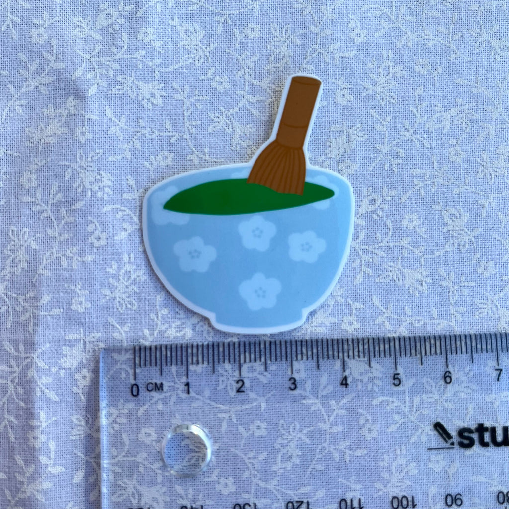 Whisking Matcha Sticker