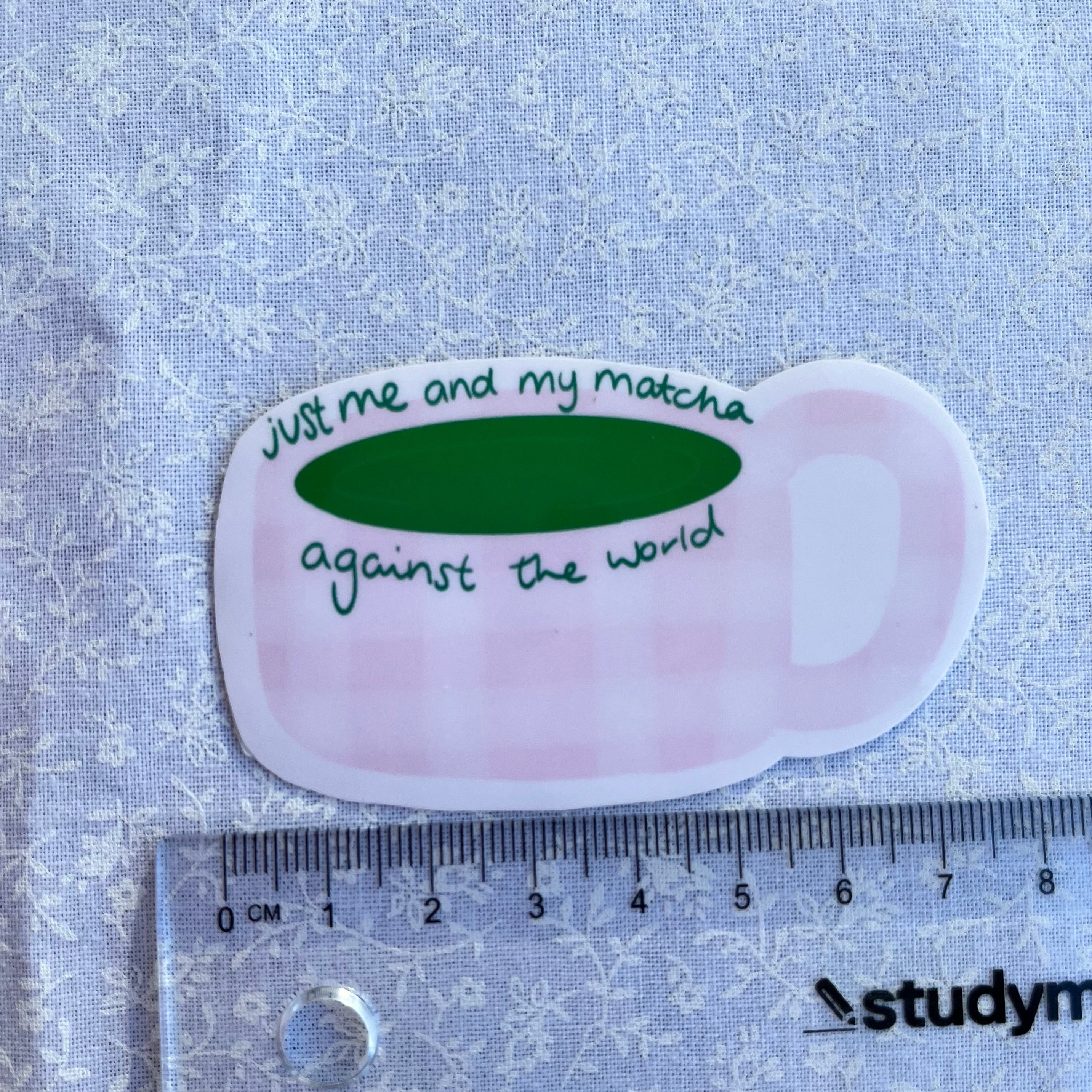 Just Me and My Matcha Sticker