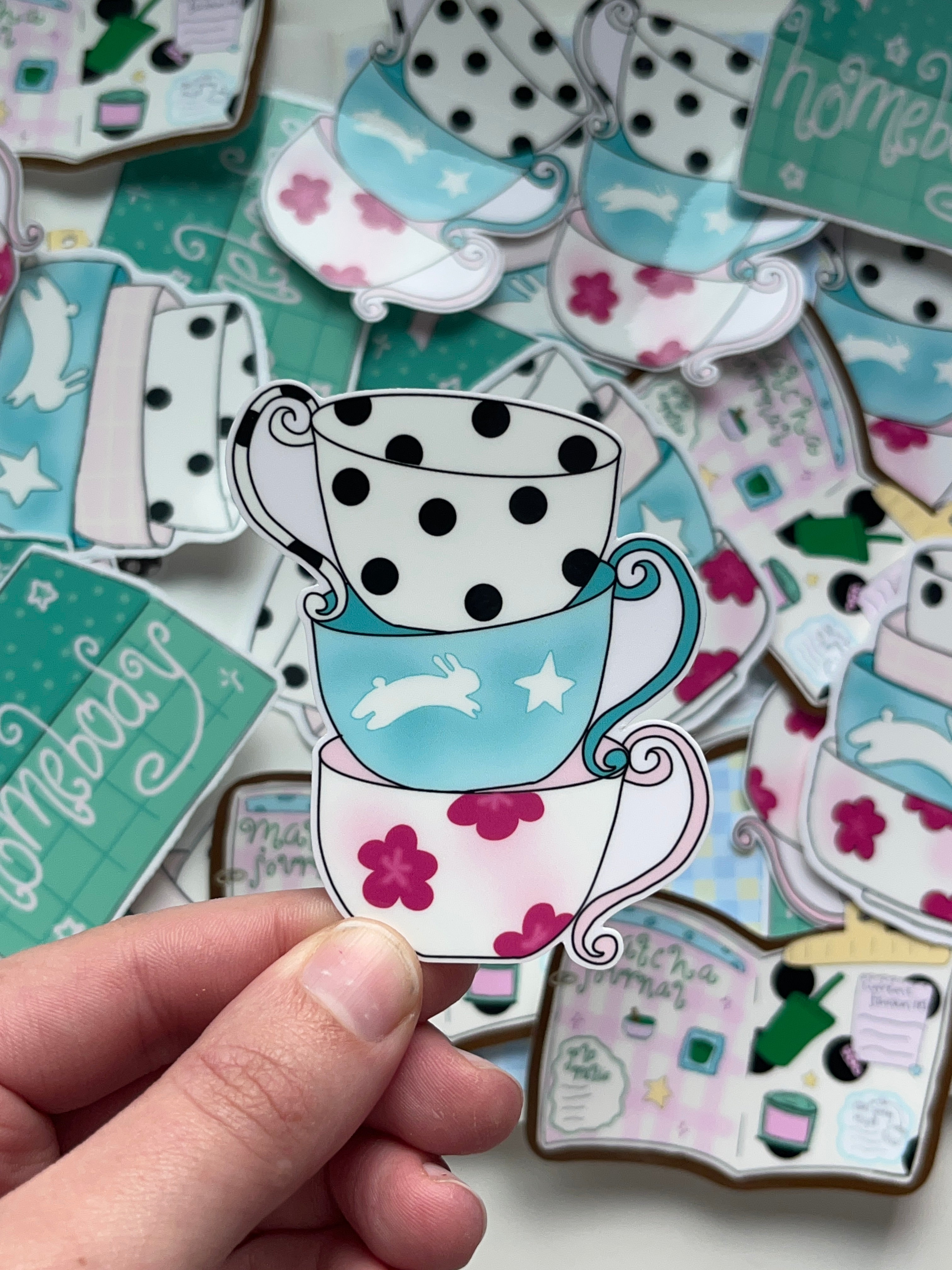 Dreamy mugs Sticker