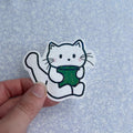 Kitty with a Matcha Sticker