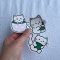 Matcha Kitty Vinyl Sticker Pack