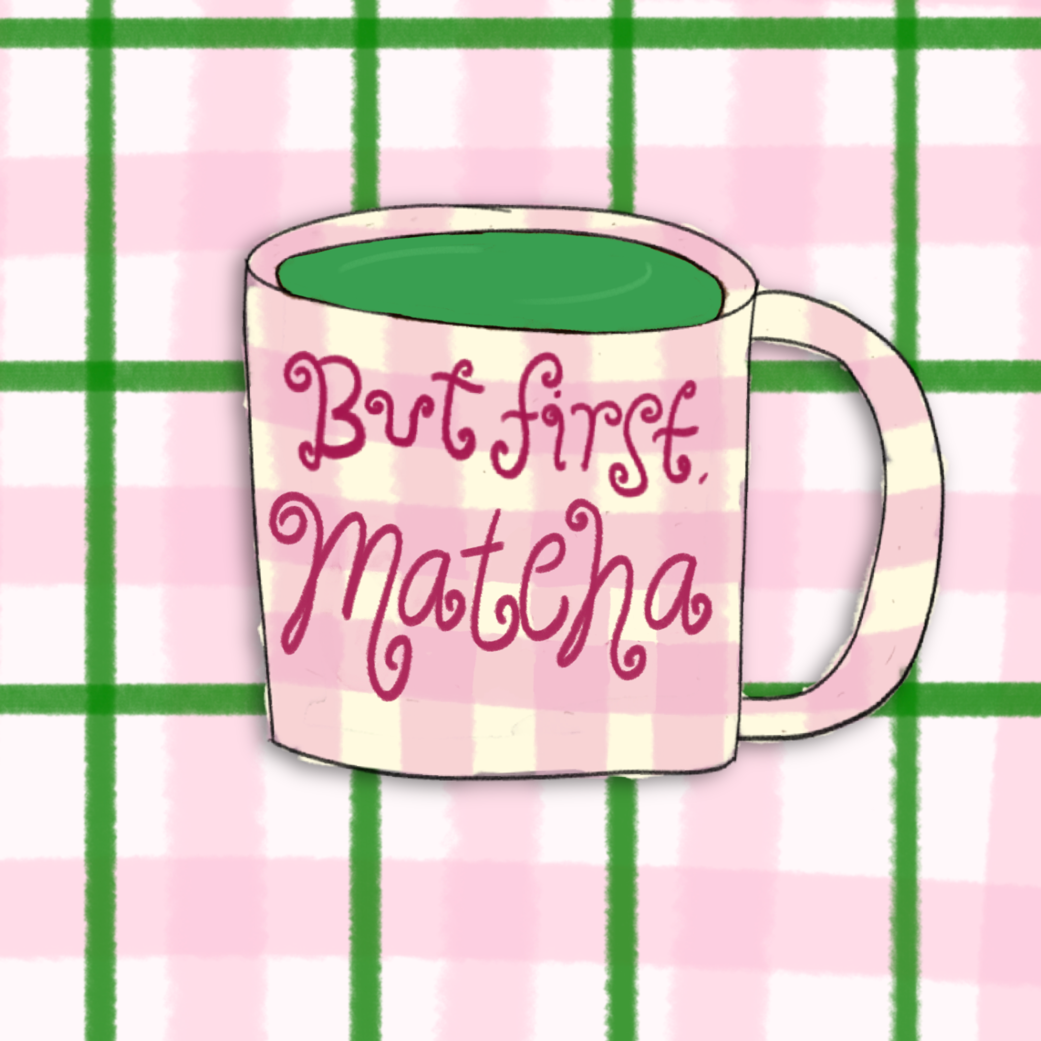 But first, matcha Sticker