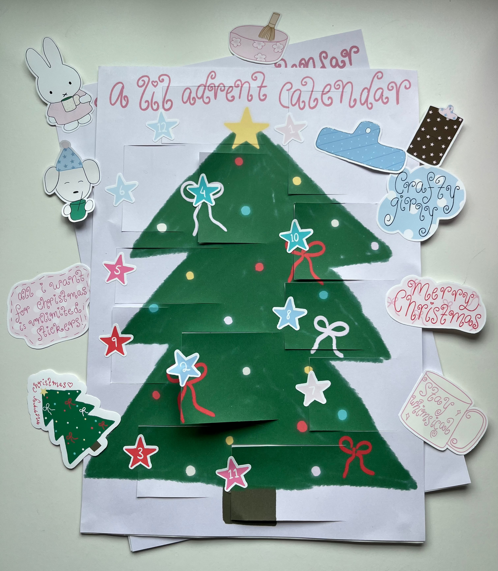 Lil's 12-day Sticker Advent Calendar