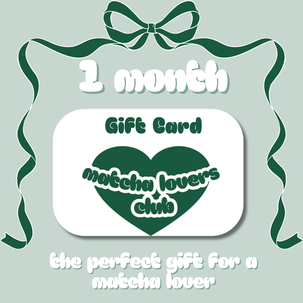Gift Card: 1 month Matcha Lovers Mail Club