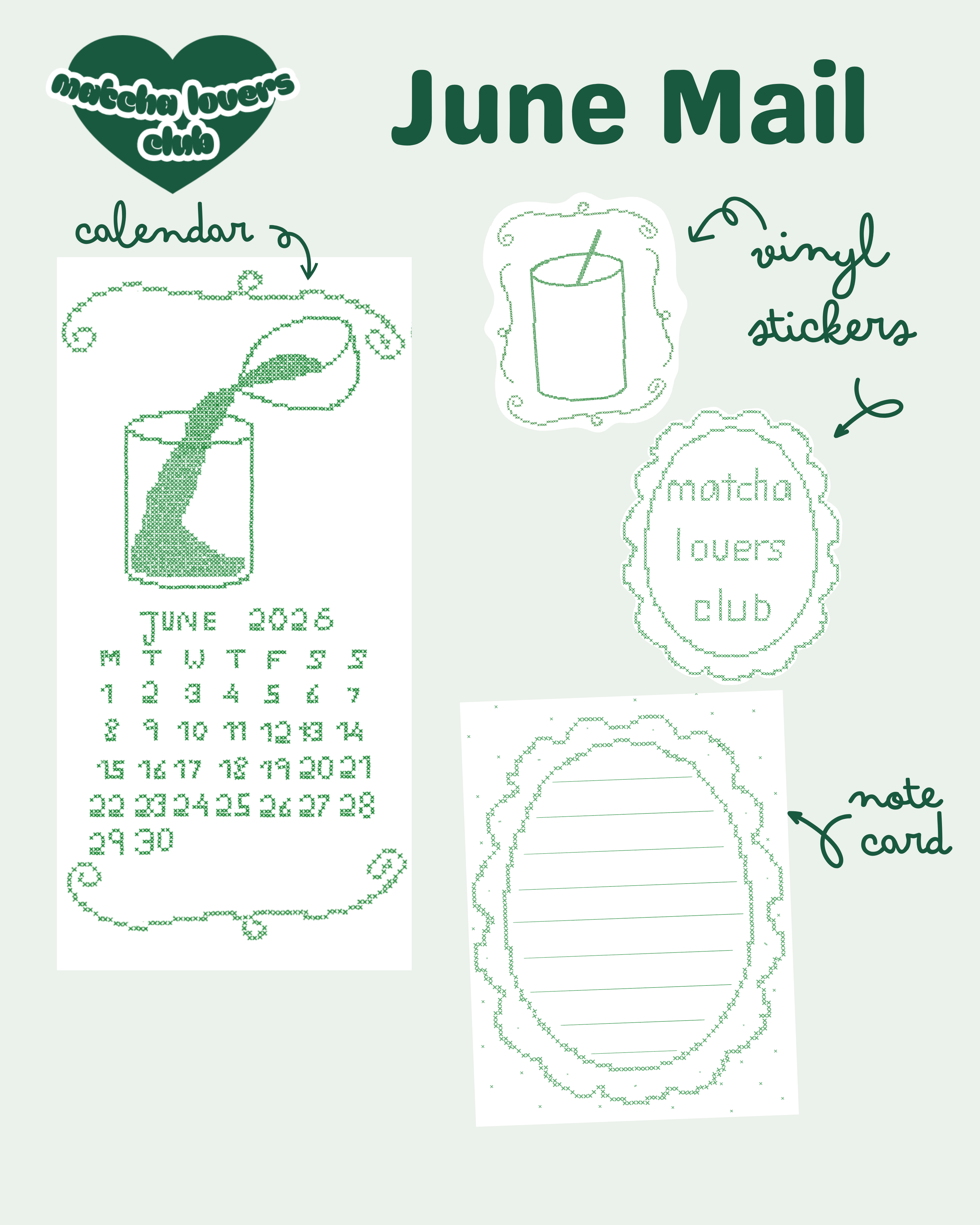 Matcha Lovers Mail Club (MONTHLY SUBSCRIPTION)