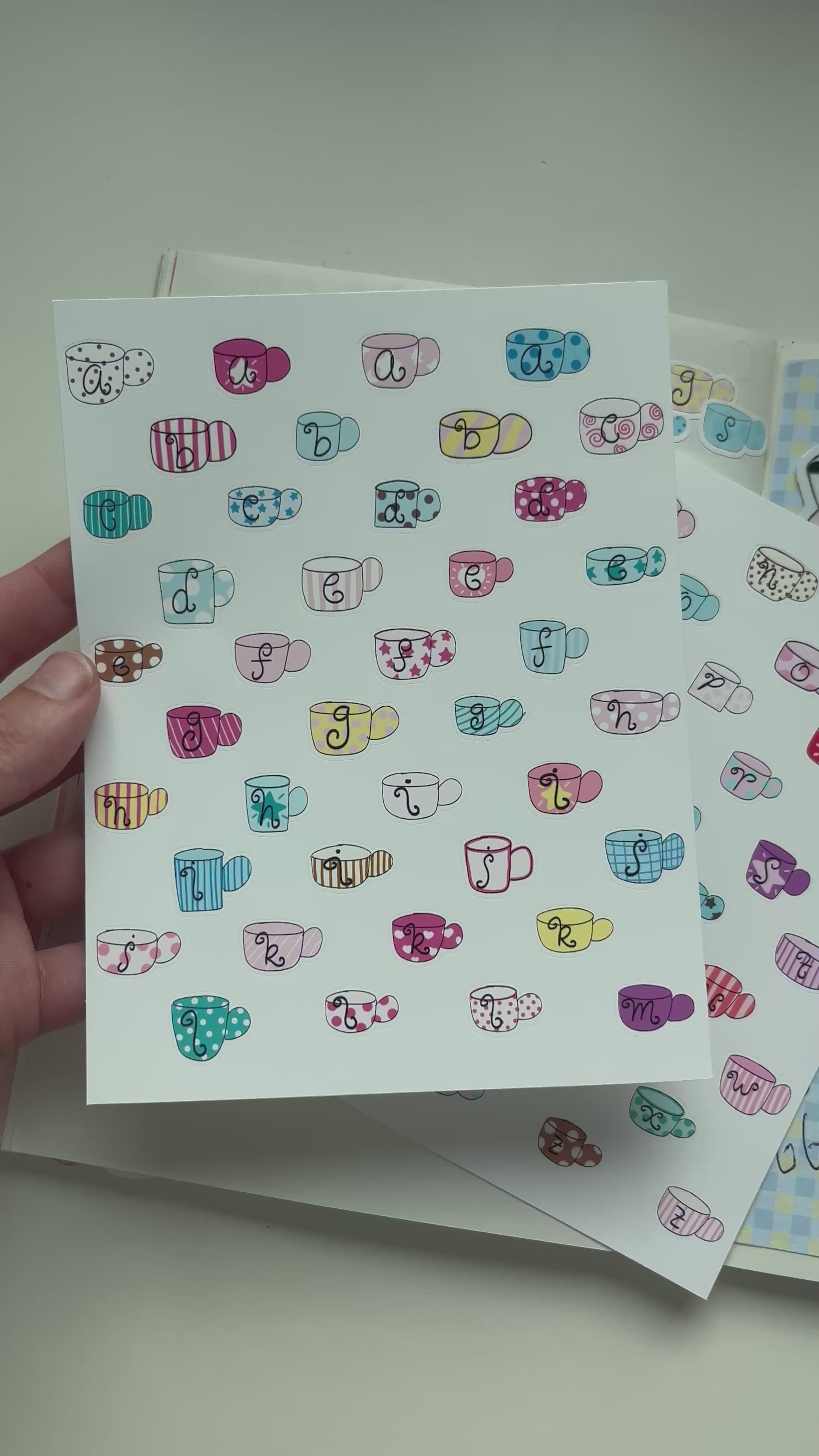 Alphabet Sticker Sheet - whimsy mugs
